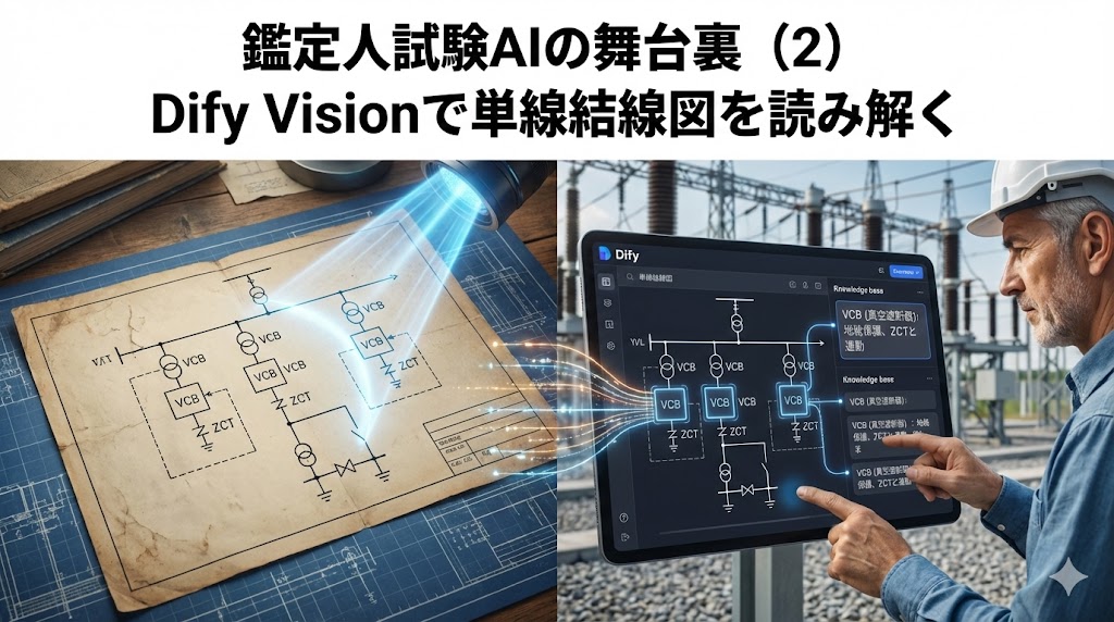 Dify Visionで単線結線図を読み解く