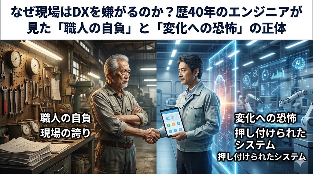 歴40年のエンジニアが見た「職人の自負」と「変化への恐怖」の正体